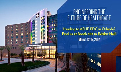 Good morning ASHE PDC! Our experts are at booth 303, sharing our vision for engineering future healthcare. Come find us!