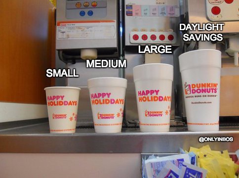 RIprobz's tweet photo. Dunkin running a special this week with their coffee sizes and I for one couldn't be happier. https://t.co/MsS4FeDuvN