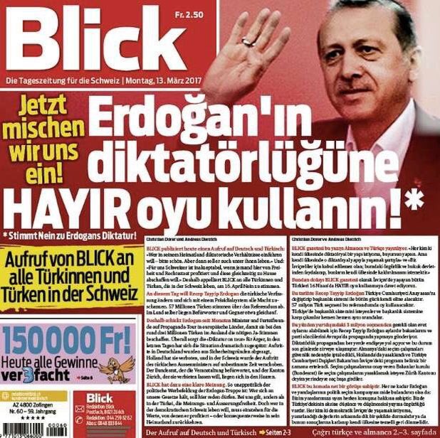 AVRUPA BÖYLE MANŞET ATIYORSA, ANADOLU İNSANINA YURT İÇİNDE VE DIŞINDA, EVET DEMEK BOYUN BORCU...