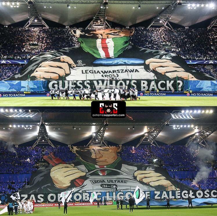 Ext_Supporters's tweet image. Legia - Borussia Dortmund vs Legia - Wisła Kraków ;)