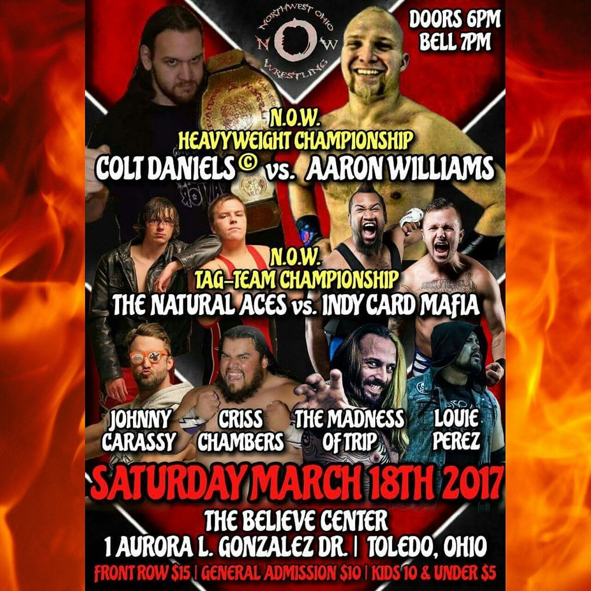 Melissamayfire's tweet photo. Come check out my hometown promotion! This Saturday! @419wrestling #indywrestling #wrestling #Toledo #Ohio  #entertainment #AllAges #NOW https://t.co/yrGO5I6xrU