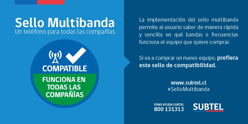 Multibanda en celulares : Así serán los sellos que traerá la telefonía móvil Multibanda en celulares : Así serán los sellos que traerá la telefonía móvil