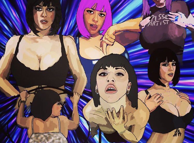 My tribute to <a href="/misslarkinlove/">misslarkinlove</a> #pissedartist #larkinlove #queenbitchlarkin follow me for more and check out my insta