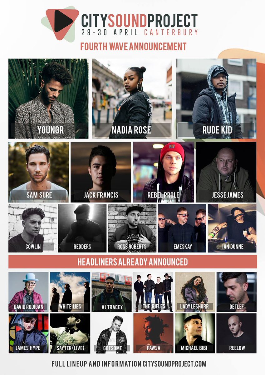 CitySoundPro's tweet image. Have you seen our fourth release of artists yet?

Citysoundproject.com