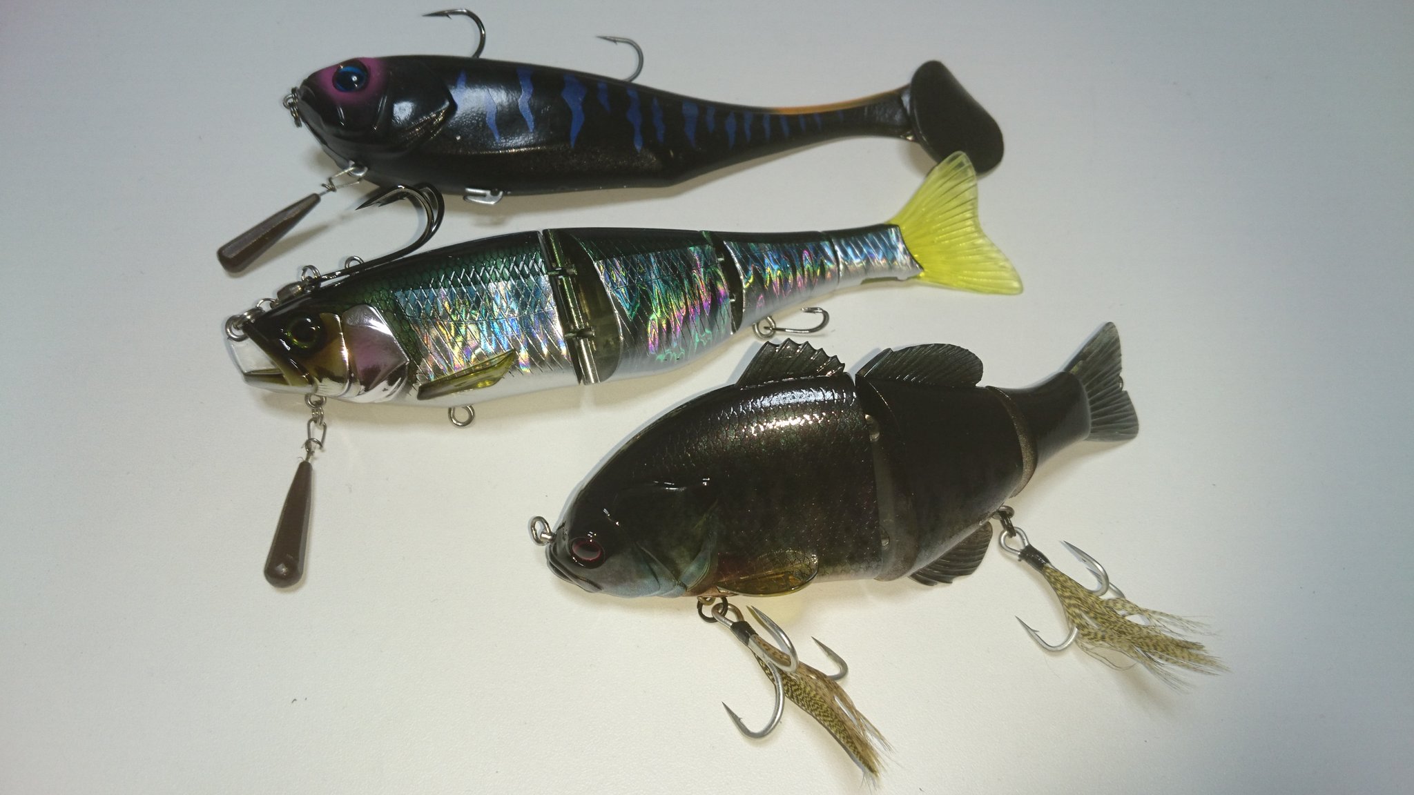 تويتر Tkf Lures على تويتر 春に活躍する予定のジャッカルのルアー達です チビタレルは売っている釣具店探すのに苦労しました ジャッカル バス釣り チビタレル ガンティア ダンクル T Co Top4bhofkf