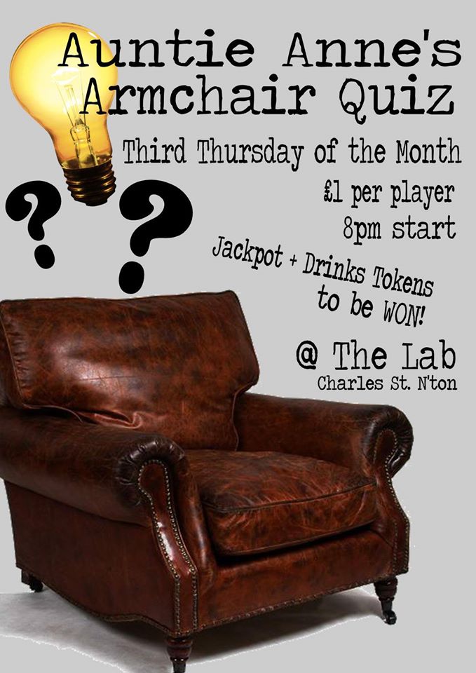 It's this Thursday folks! £1 to enter. Ooooodles of fun and laughter!
#quiz #northampton #cashprizes #teamsport