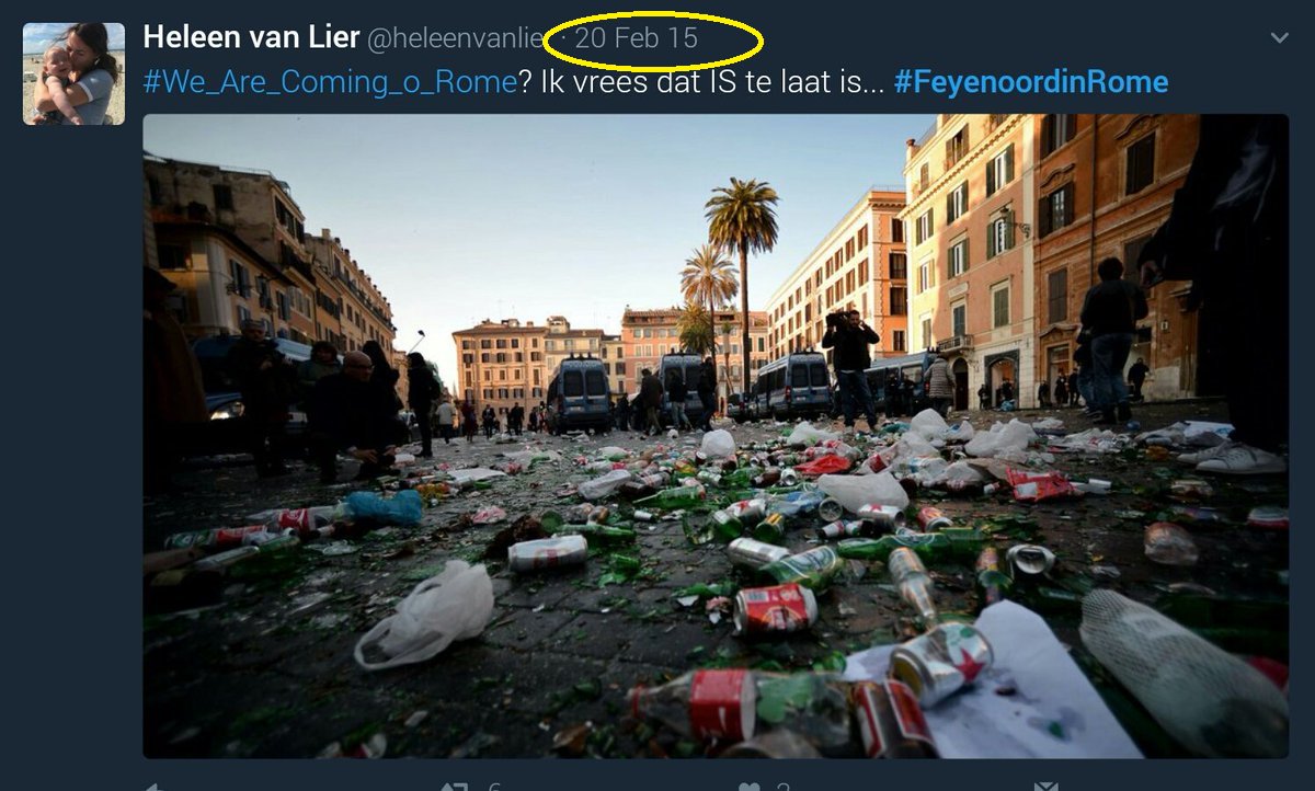 allenatorebis's tweet photo. #BufalePD 💩
Gente che posta foto di #Roma  2015 dopo scontri con Feyenoord, per attacare giunta #M5S
Non era #Sindaco #Raggi ma #Marino #Pd https://t.co/f0WQBL2qRf