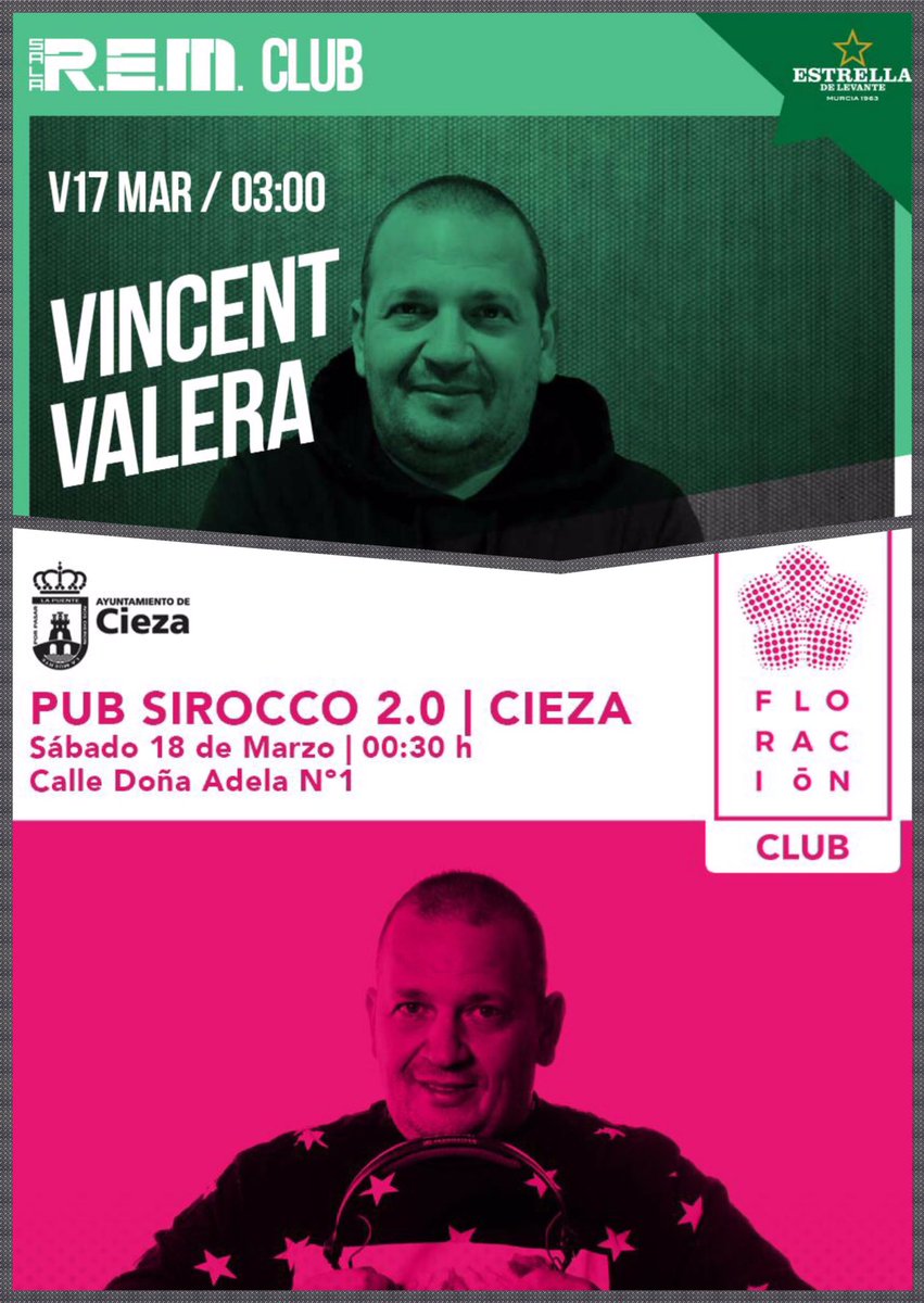 17 &amp; 18 Marzo <a href="/BizzartMurcia/">Bizz'Art</a> <a href="/SalaRem/">Sala REM</a> <a href="/aytocieza/">Ayuntamiento de Cieza (Murcia)</a> <a href="/estrellalevante/">Estrella de Levante</a> #floracion #sirocco