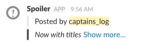 SpoilerForSlack tweet media
