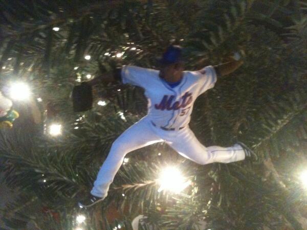 Happy 38th birthday, Johan Santana!
my Christmas ornament version of you is much younger 