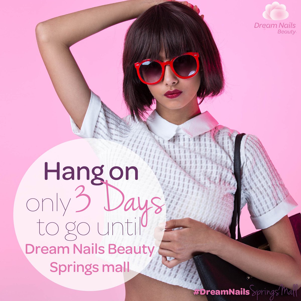 DreamNails_SA's tweet photo. Hang on just a little bit longer. Just 3 more days to go. #countdown #nailsalon #comingsoon #NailArt #NailCreativity https://t.co/TtrMItlSC3