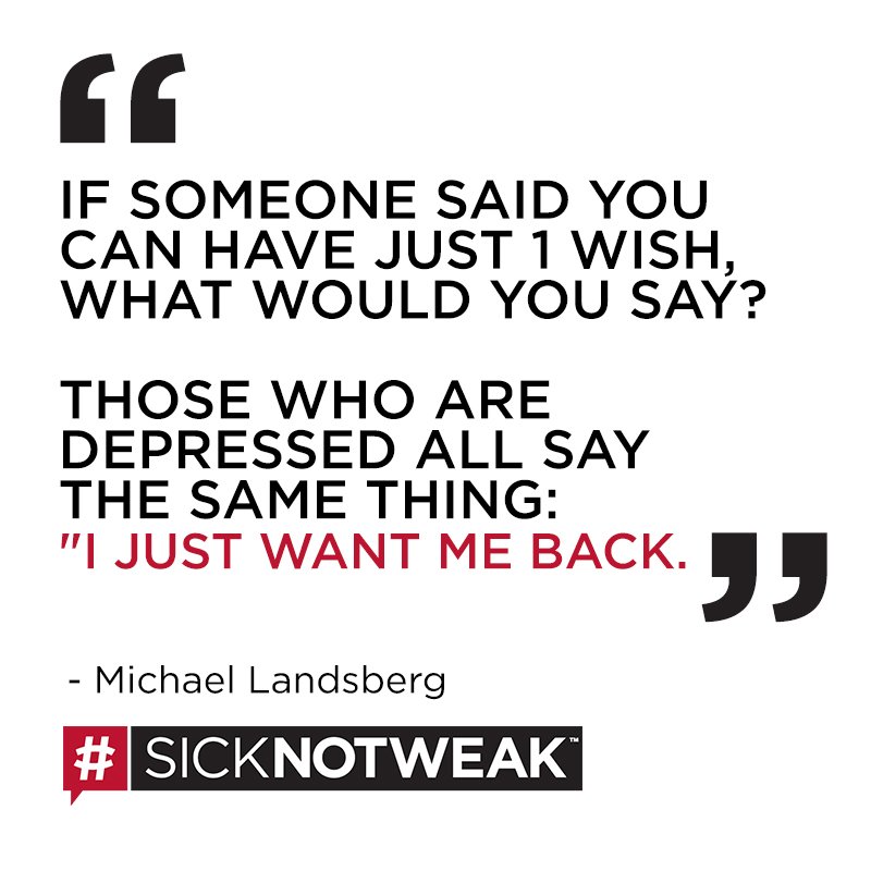 SickNotWeak's tweet photo. Is there anything more important than wanting to be yourself? #SickNotWeak https://t.co/moY301GLHe