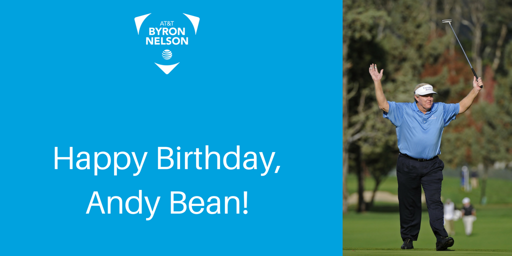 Happy birthday to our 1986 champion, Andy Bean. 