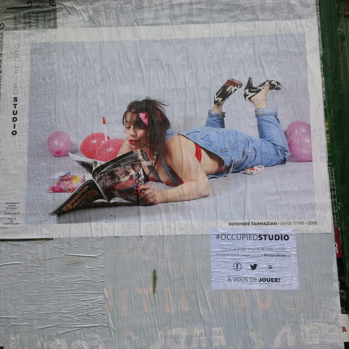 culturecrous's tweet photo. #OCCUPIEDSTUDIO- Des photos ont été affichées près de Boutonnet, Saint-Eloi, de la @FacsciencesUM et d'Aiguelongue à #Montpellier #JACES2017 https://t.co/6QlanEAMVl