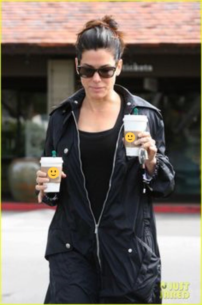 happybeanscoffe's tweet photo. SANDRA bullock celebrates double shot mondays with #happybeanscoffee #betterstrongerfastercuter #roastedtoorder #mondaymotivation # https://t.co/X8VSVQNOlG