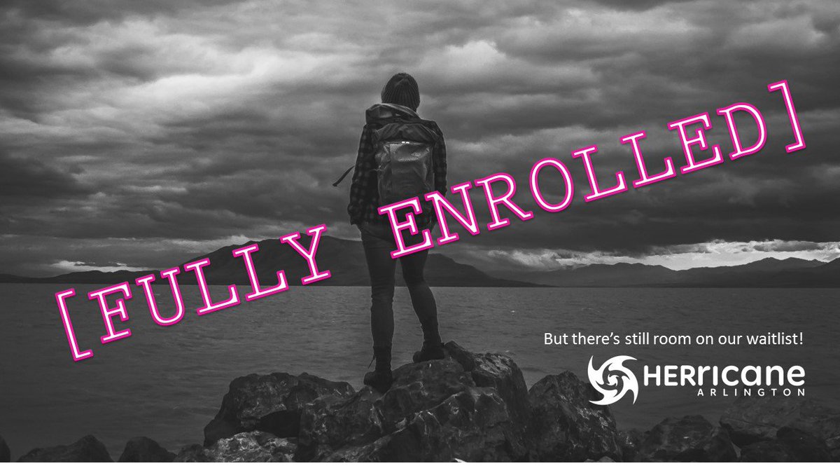 ReadyArlington's tweet image. FULL. ENROLLMENT. 
We are so excited to have 24 girls who have joined the storm to become the next #mastersofdisaster! #HERricaneArlington