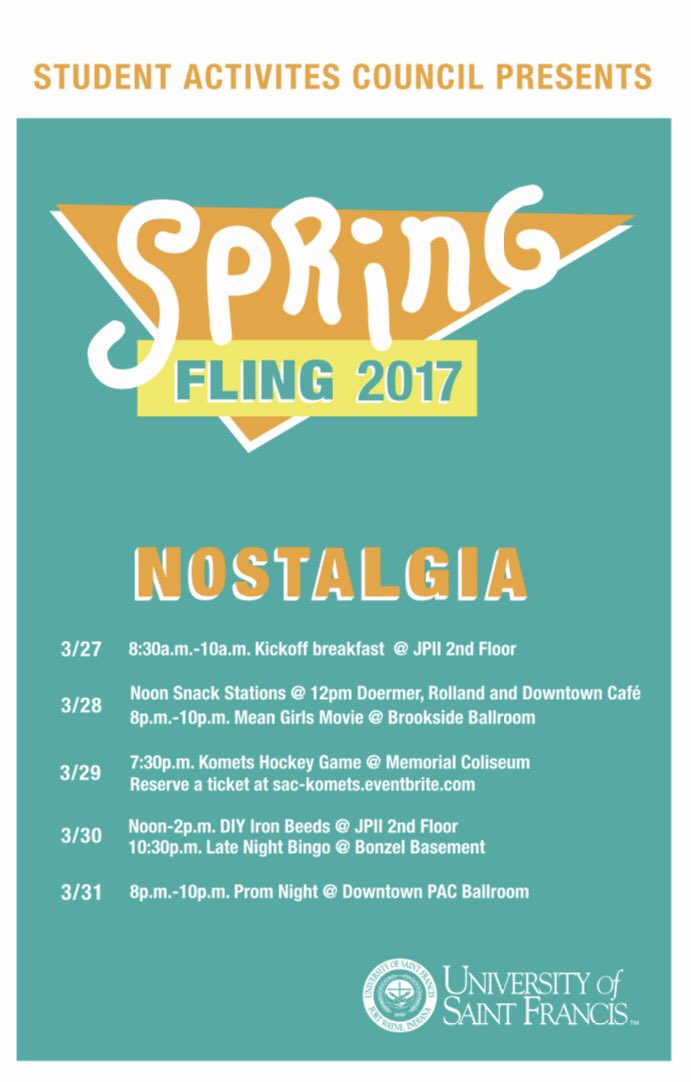 USF_SAC's tweet photo. Day 1 of Spring Break = the perfect time to start getting excited for Spring Fling! #usfsac #sacspringfling17 https://t.co/GbvWj0ybUx