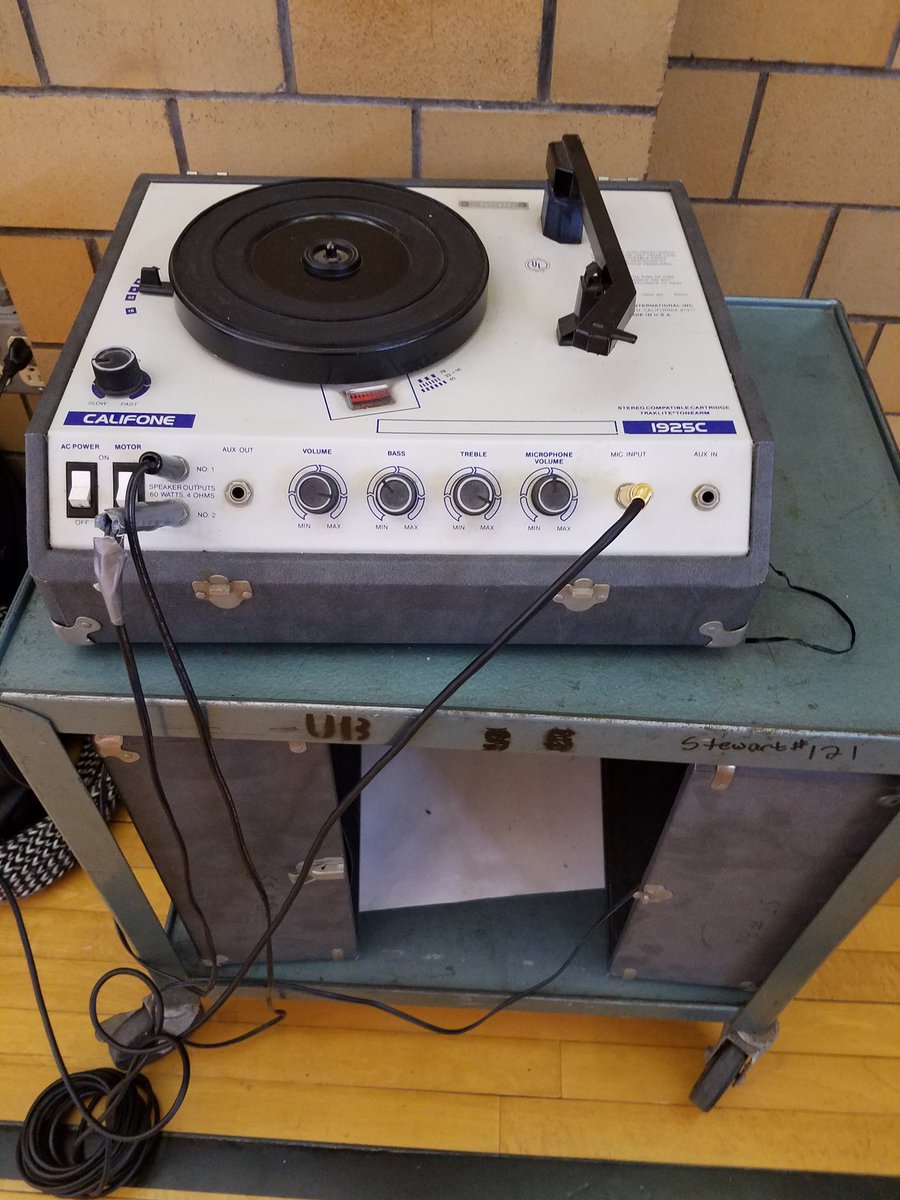 Stewart Elementary Gym Sound System...<a href="/AttackTheatre/">Attack Theatre</a> was highly impressed!
