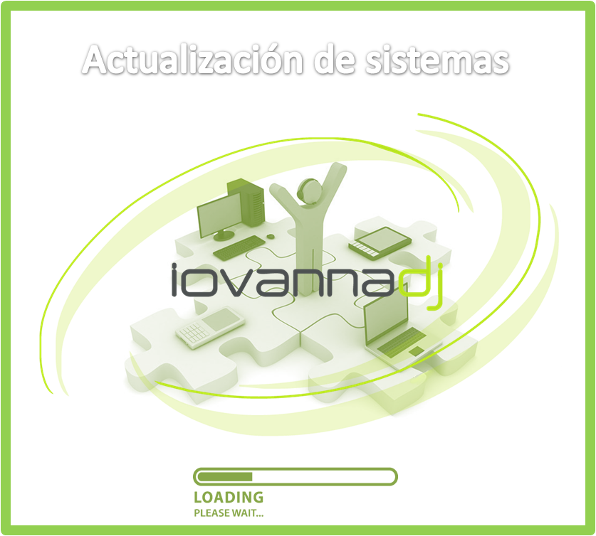 Arrancamos la semana actualizando nuestros sistemas,server y hosting
Contactate a través de  whatsapp web 15-66841005 o iovannadj@gmail.com