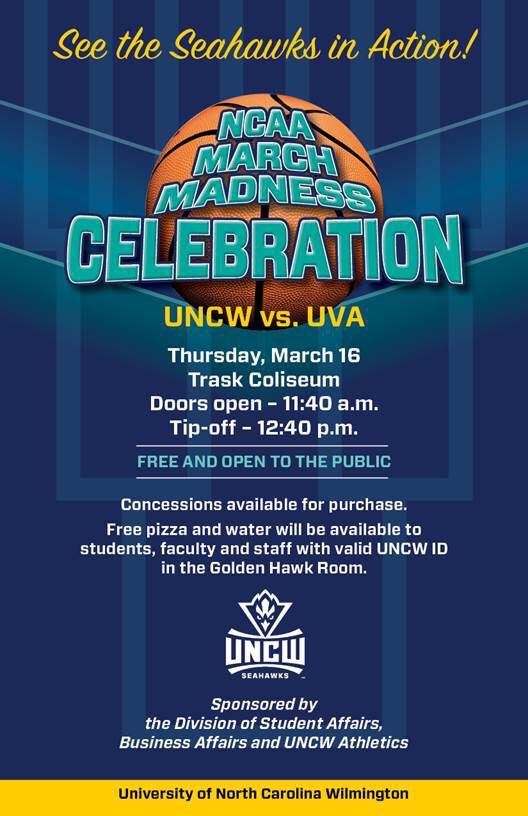 Who's ready for an upset in Orlando?! Be at Trask Coliseum on Thursday to cheer on our Seahawks!! #SeahawkNation #MarchMadness #WingsUp