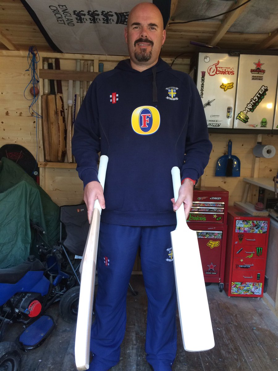 M30Small's tweet photo. @nkilleen77 @Ki11erInstinct picking coaching bat refurbs up for @DurhamCricket pre season tour to Dubai. #durhamccc #batrefurbs #cricket https://t.co/IbijWHHspH