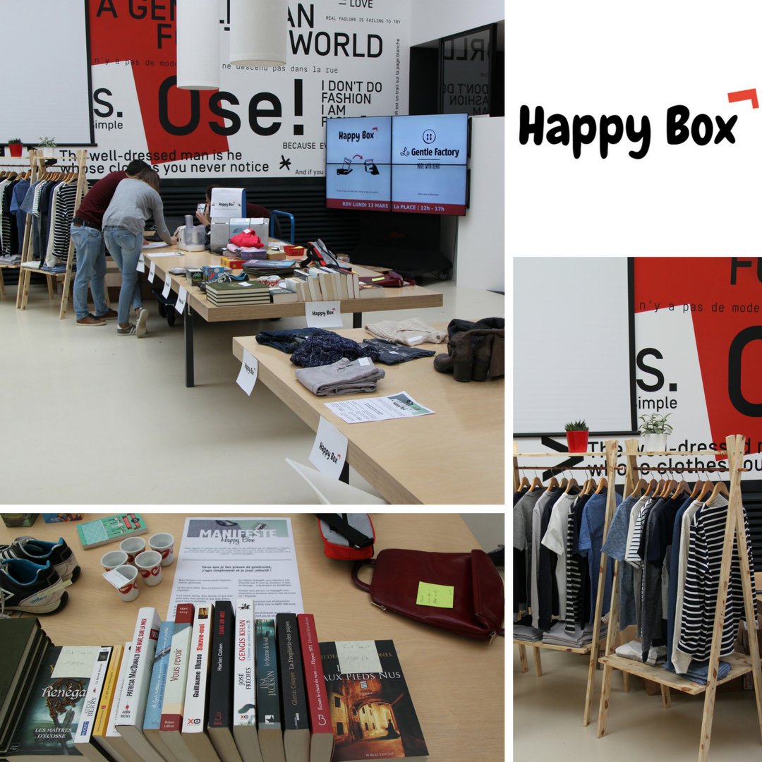 inauguration #happybox espace d'échange entre collaborateurs + #VentePrivee <a href="/LaGentleFactory/">La Gentle Factory</a> pour les #happychicpeople 👍#bestplacetowork