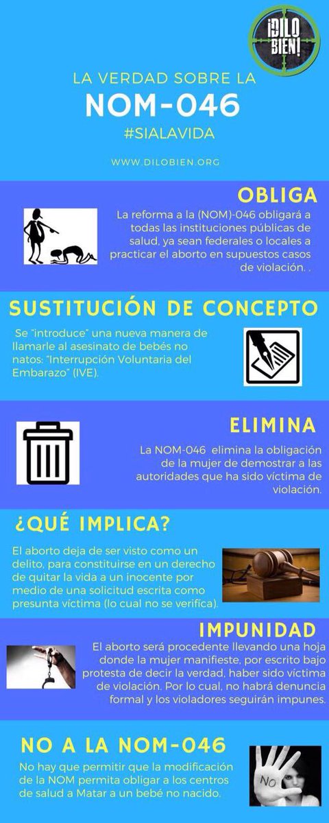 Defiende la vida toda tu vida. 

#ElAbortoEsViolencia 
#Nom046