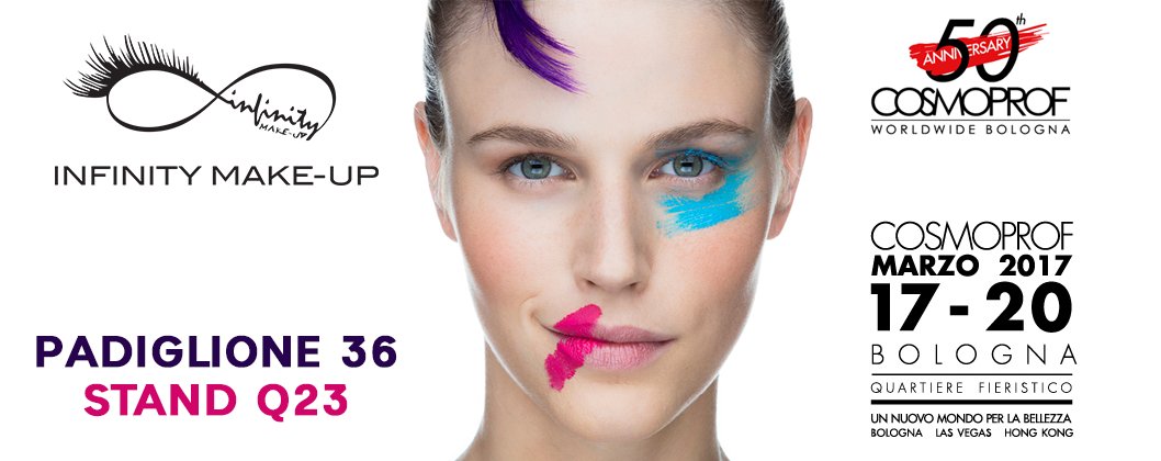 infinitymake_up's tweet photo. #InfinityMakeUp vi invita al #CosmoprofBologna dal 17 al 20 Marzo 2017! Ti aspettiamo al PADIGLIONE 36 - STAND Q23
#FieraEstetica #Cosmoprof https://t.co/13yWjN0cka