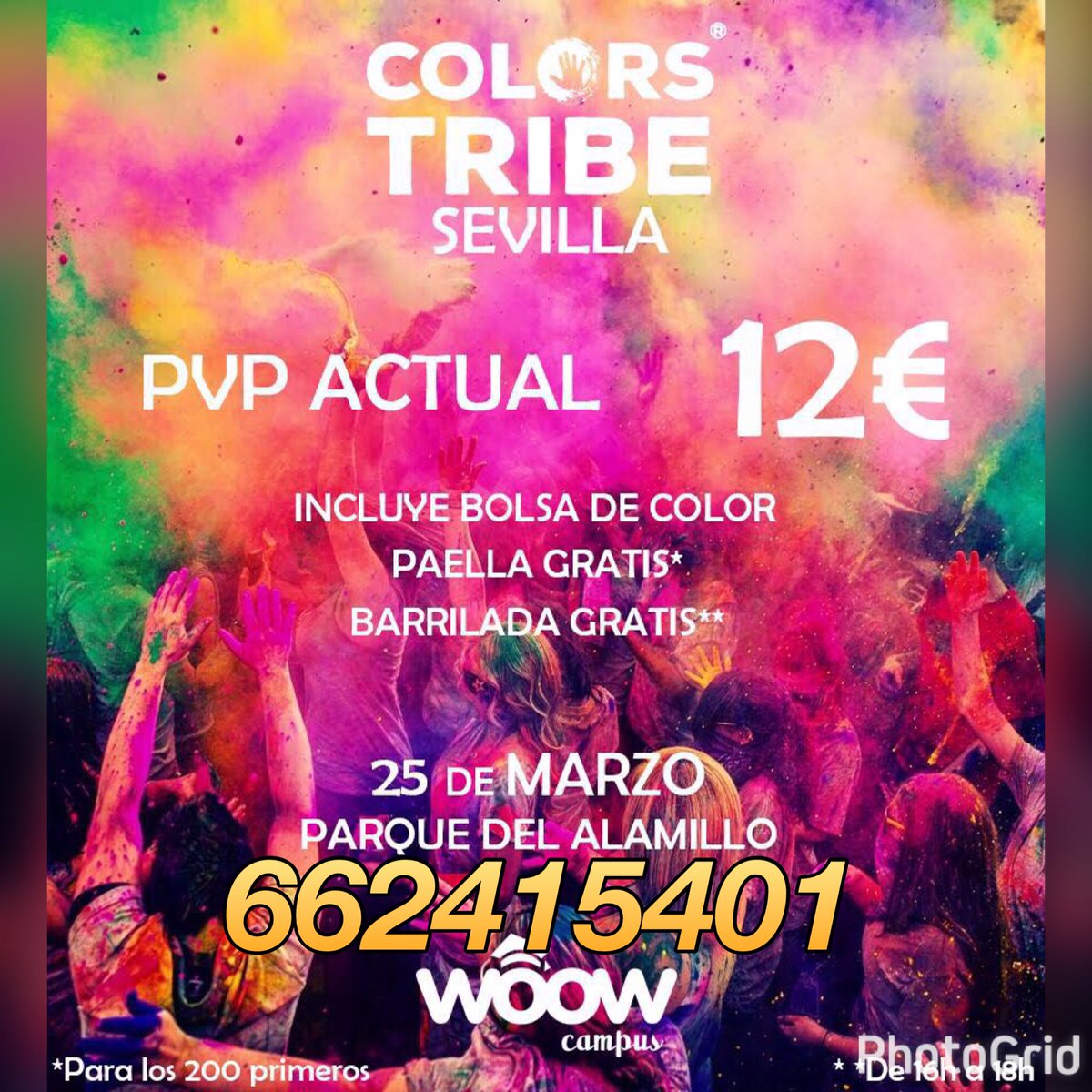 RebelBingo10's tweet photo. 🎉FESTIVAL OF COLORS🎉
- 25 marzo

☀️FESTIVAL TENDENCIAS☀️
- 12/13 Mayo

Contacta !! SUBEN PRECIO!!
📞662415401📞 😄🙌 https://t.co/njLedtXbRR