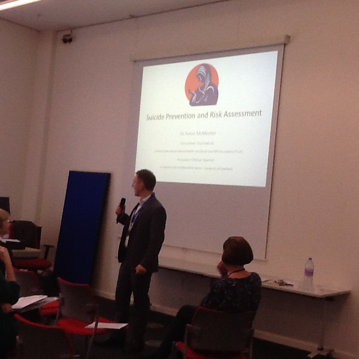 ChristineFurber's tweet photo. #matmhc
DR Aaron McMeekin speaking about assessment and screening https://t.co/s3gd5ugTtw