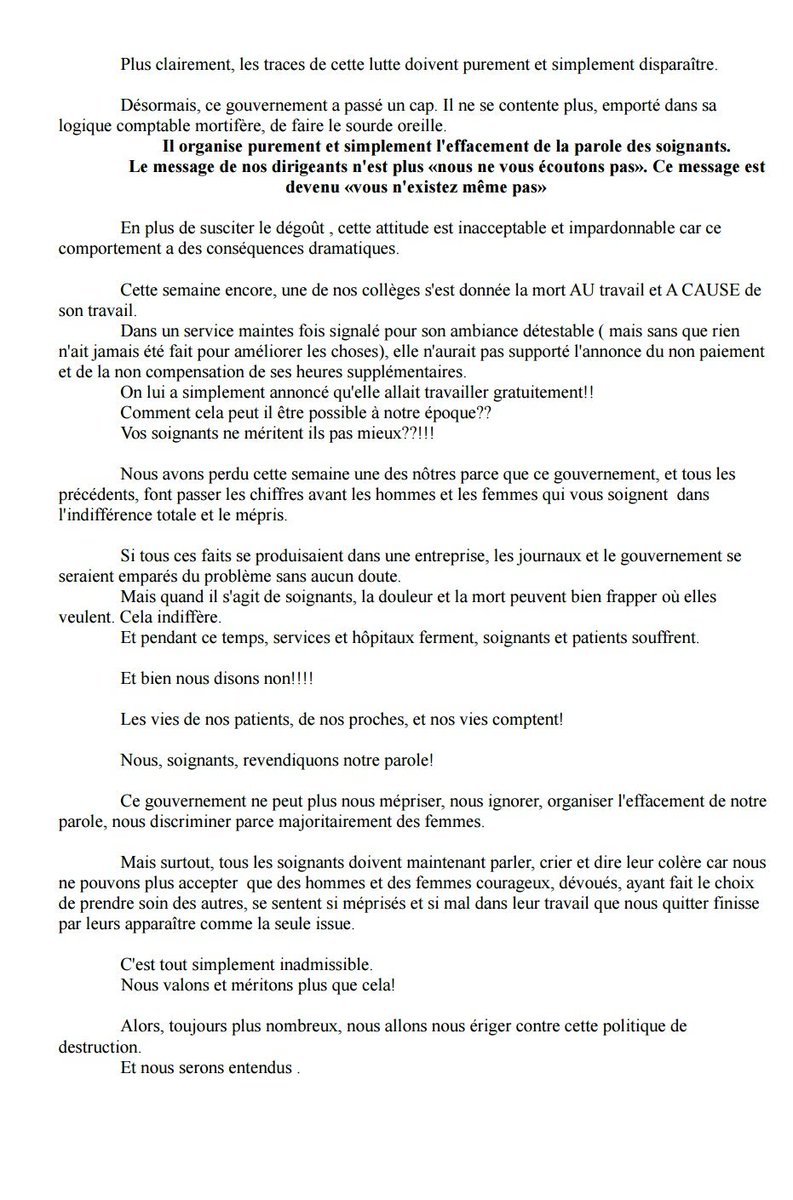 Quand un gouvernement renvoie ses soignants à l'âge de pierre