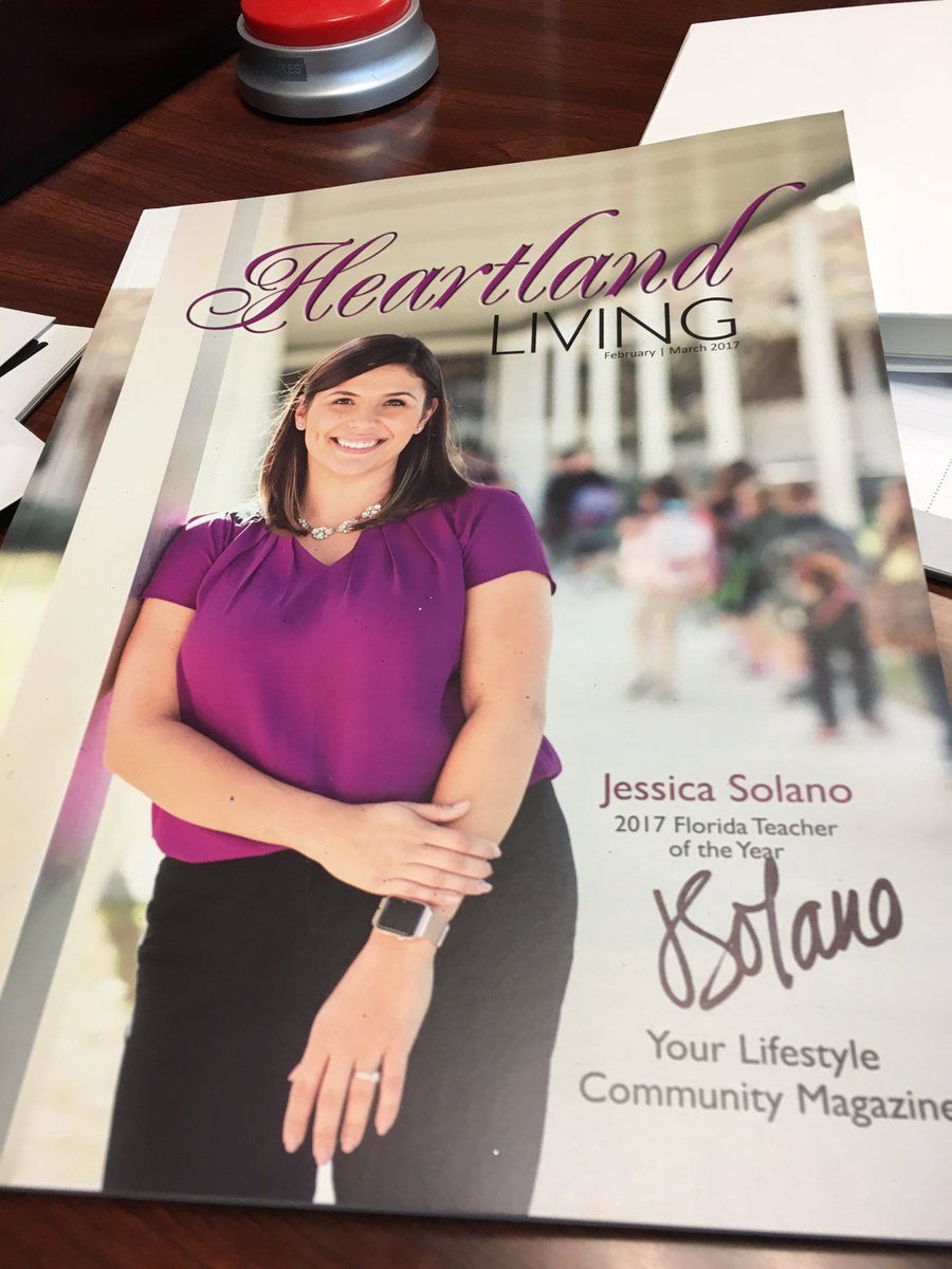 Look at who is now gracing our K12 office .... Jessica Solano, the <a href="/EducationFL/">Florida Department of Education</a> 2017 Teacher of the Year <a href="/2017FLTOY/">Jessica Solano</a>