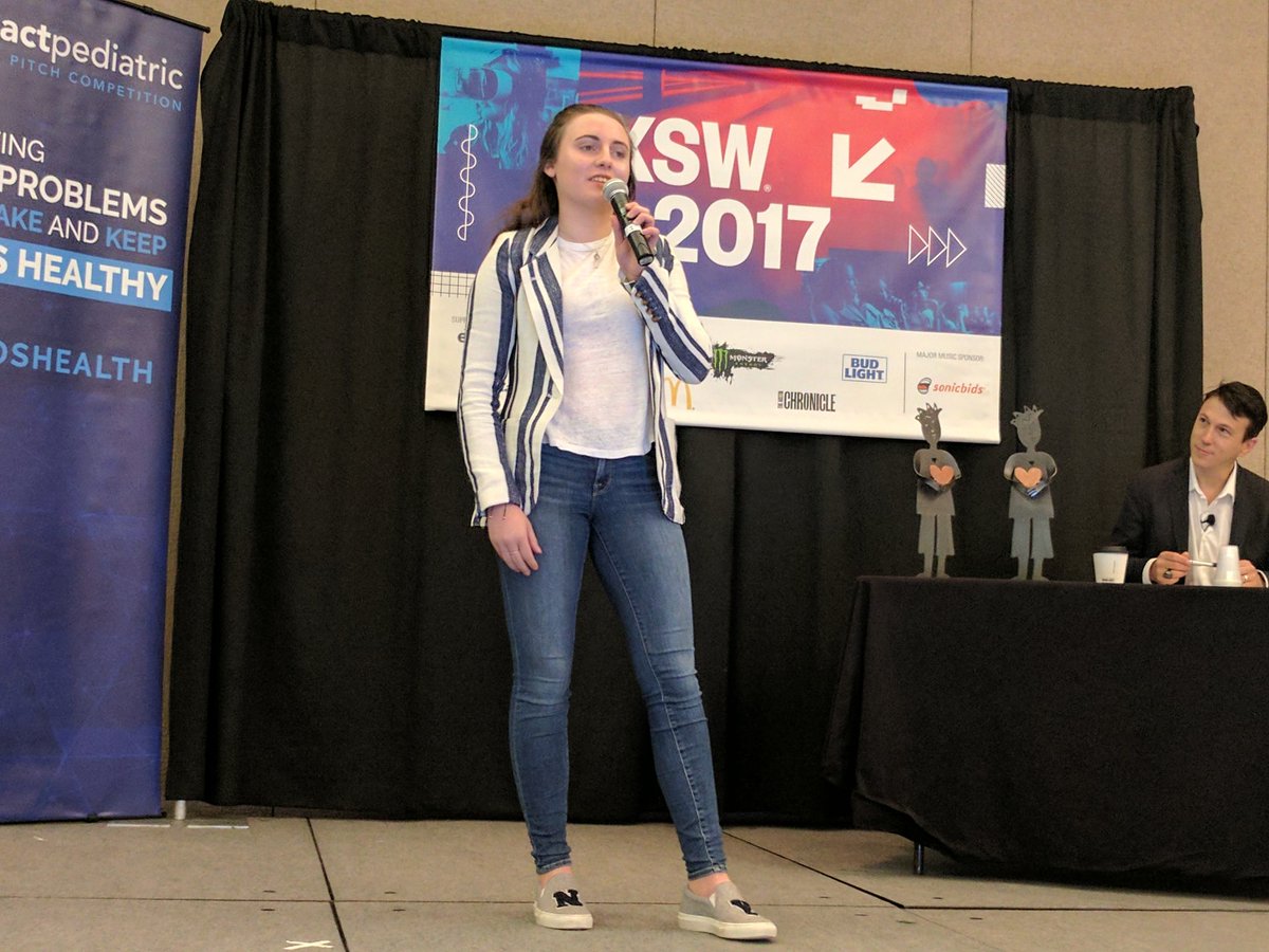 TMCInnovation's tweet photo. . @emojihealth is a teen-led platform for health content and messaging. #impactpediatric #kidshealth #sxsw https://t.co/IjPnmLKXYI