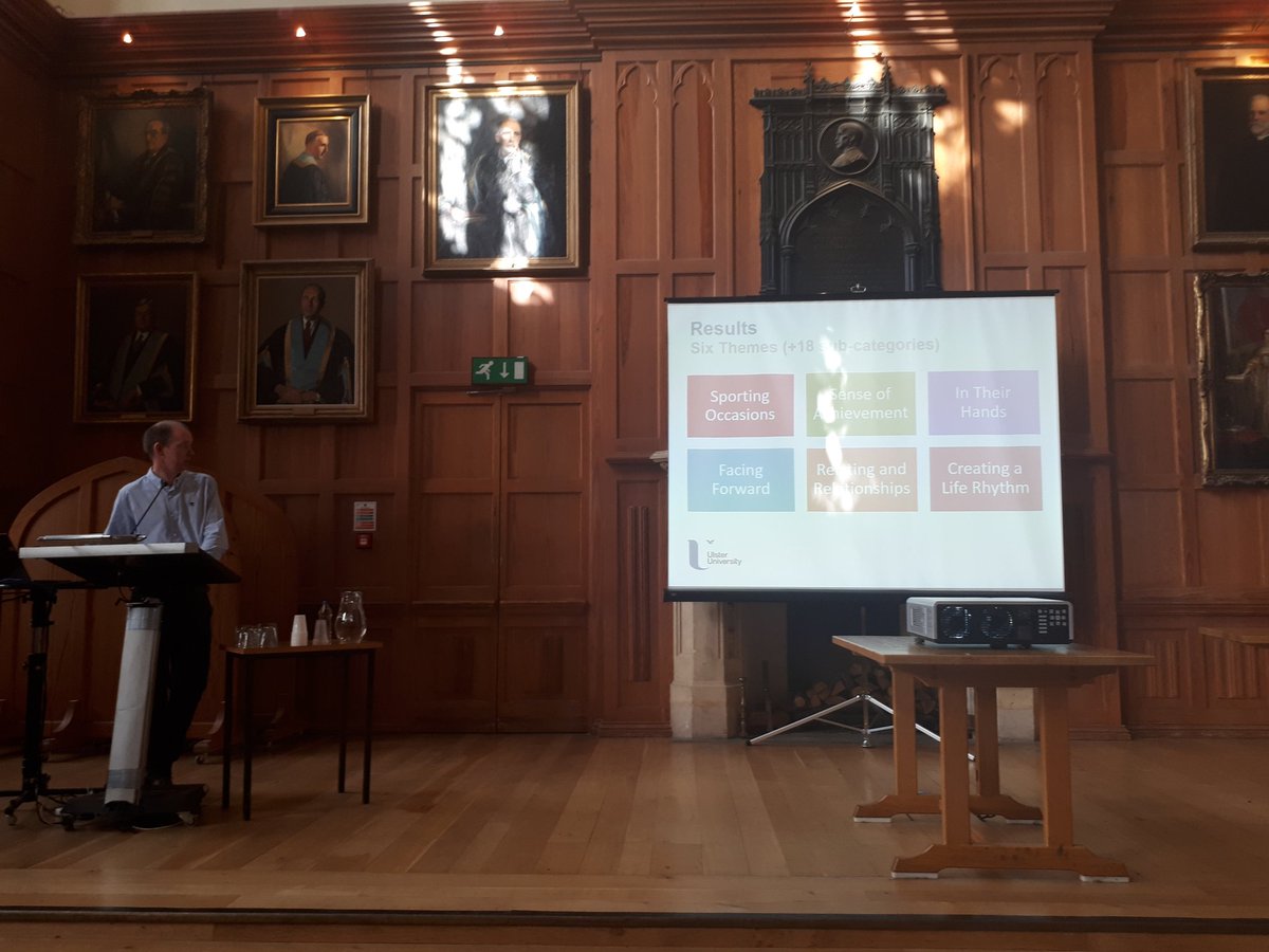 janehmul's tweet photo. Themes from David Woods' sports-based prison research include personal empowerment &amp; hope for the future (facing forward) @QUBPrison https://t.co/lhPnNPTYy8