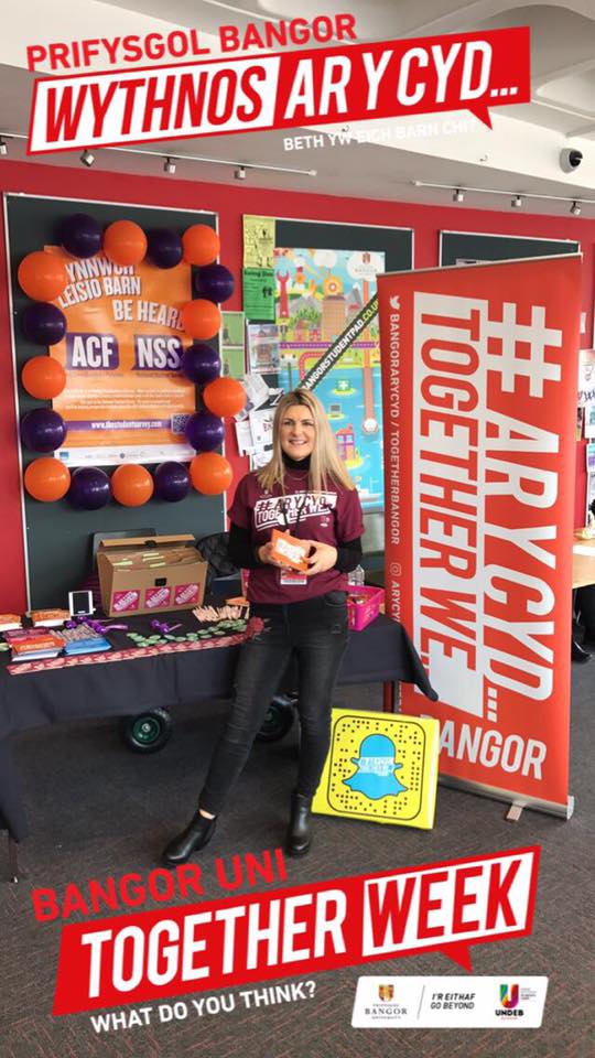 Across campus, we are celebrating all things student voice. Find us in Main Arts today and check out the #TogetherWeek Snapchat filter!