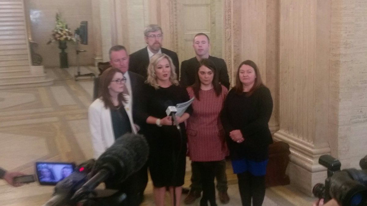 sinnfeinireland's tweet photo. "Tory party imposing Brexit against the will of the people increases the urgency for a unity referendum" - @moneillsf https://t.co/iN5KTrxAgT