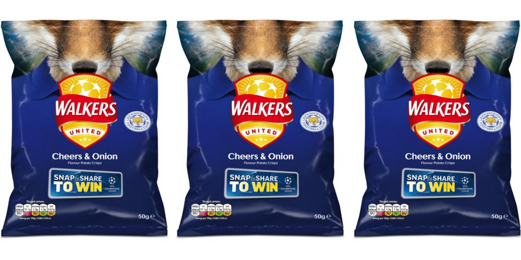 .<a href="/walkers_crisps/">Walkers Crisps</a> creates special edition Leicester City packaging for crucial Champions League match fal.cn/uBzs