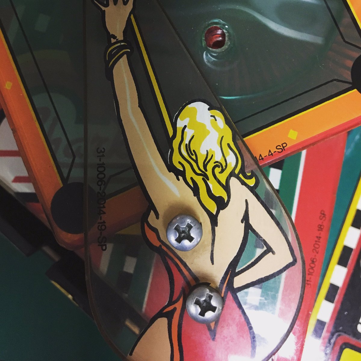 CTPinball's tweet image. -that- tramp... screw?!? #PoolSharks #CTPC #pinball lineup