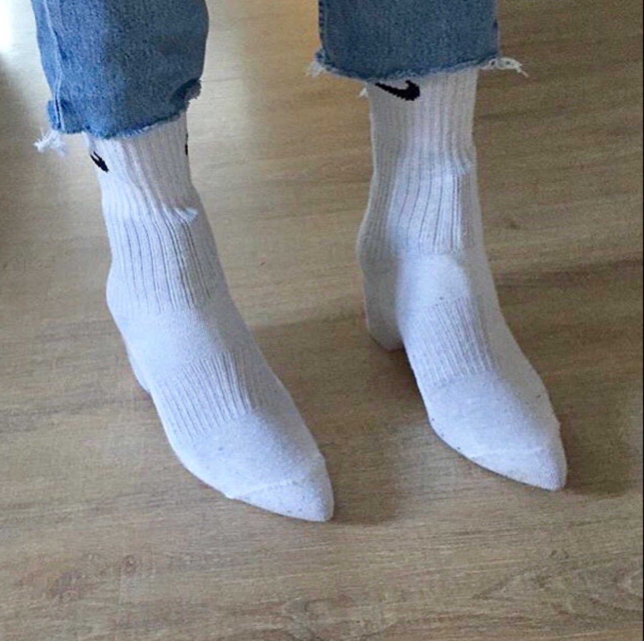 Nike socks deals with heels