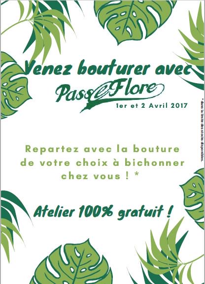 pass_flore's tweet photo. Venez nous retrouver sur notre stand ce week-end lors des #printempsdeterra où nous vous proposons de venir #bouturer #rempoter gratuitement https://t.co/BJ00dDWxaw