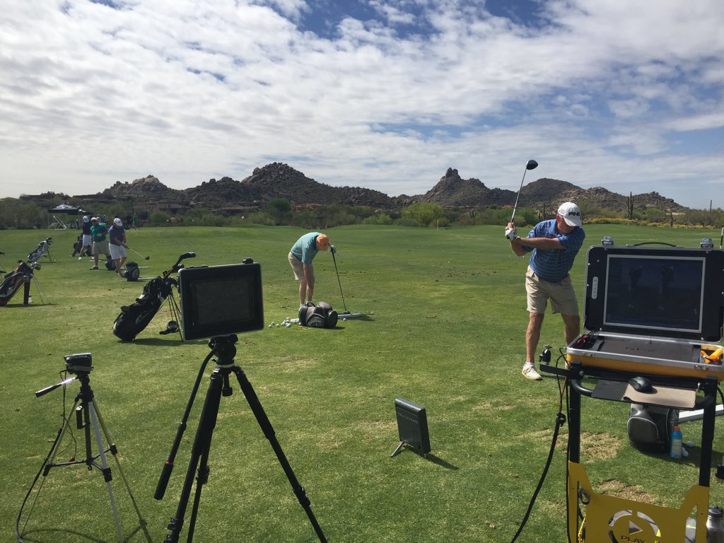 Golfers enjoying benchmarking Trackman, Hudl and Padcaster If you can't measure it you can't change it@Troon <a href="/TrackManGolf/">Trackman Golf</a> <a href="/JCVideoSystems/">JC Video Systems</a>
