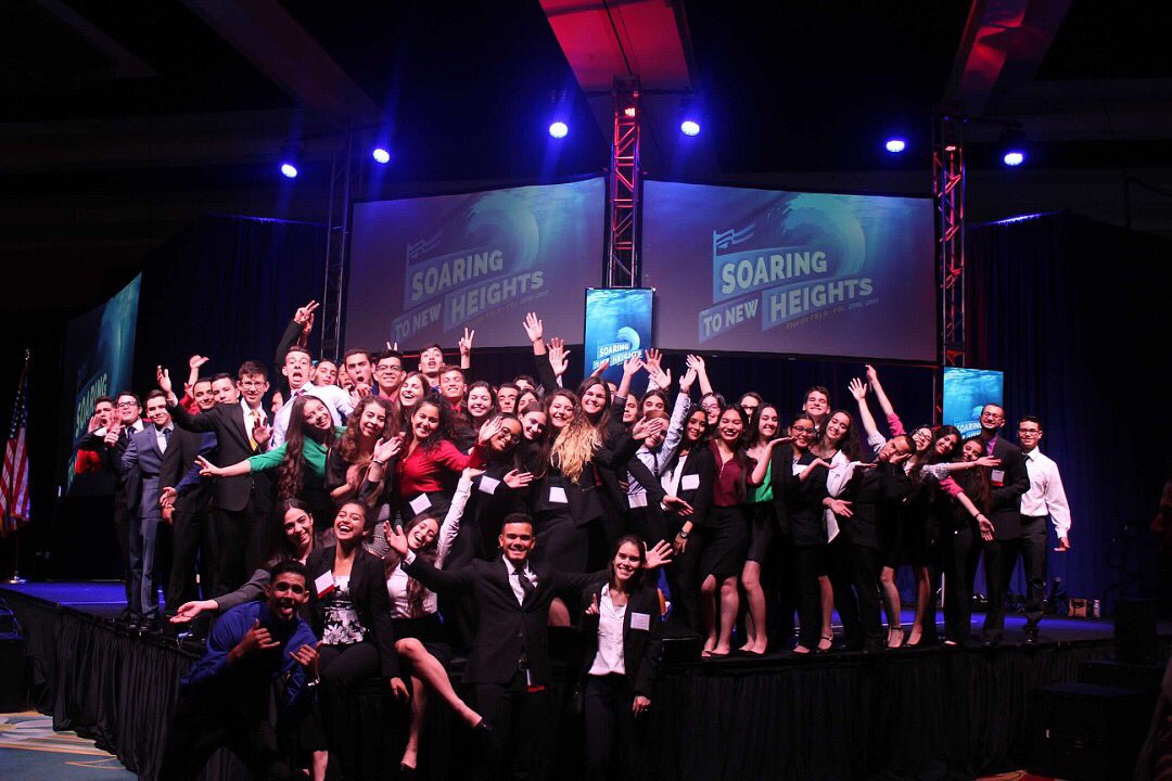 MaterFBLA's tweet photo. What an incredible weekend at SLC! Congratulations to all of our members we are so proud of you all! 💛💙🏆 https://t.co/82WpqCj2mO