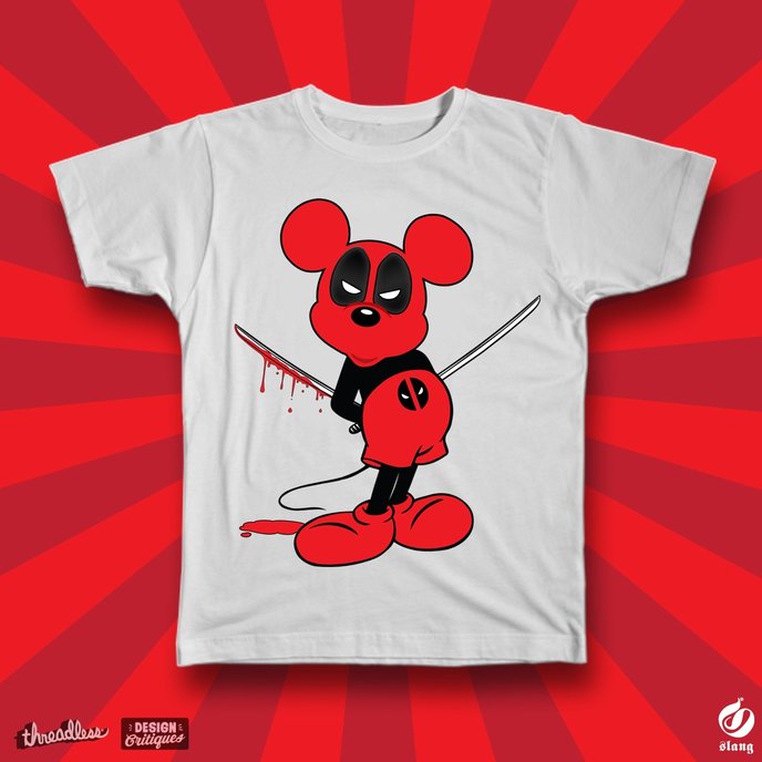 fayyazb's tweet photo. #VoteNow @threadless for #Anonymouse by #Slang
https://t.co/2VBLvrrf98
#SlangStreet #AlwayswearSlang #deadpool #movie #hollywood #fashion https://t.co/bwId0CWsqA