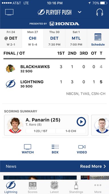 Today has been a day from HELL!!! BUT MY NIGHT WAS JUST MADE!!! @TBLightning #GoBolts #CHIvsTBL #BOLTSWIN<a href="/tag/gobolts"class="tags"><span>#gobolts</span></a><a href="/tag/boltswin"class="tags"><span>#boltswin</span></a><a href="/tag/chivstbl"class="tags"><span>#chivstbl</span></a>