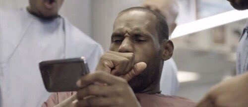 AlanGekko1's tweet photo. Lebron watching the tapes of 2night's game against the San Antonio Spurs tomorrow. Need I say anymore? #savagery #ManicMonday #GoSpursGo https://t.co/GJFfPRSzhM