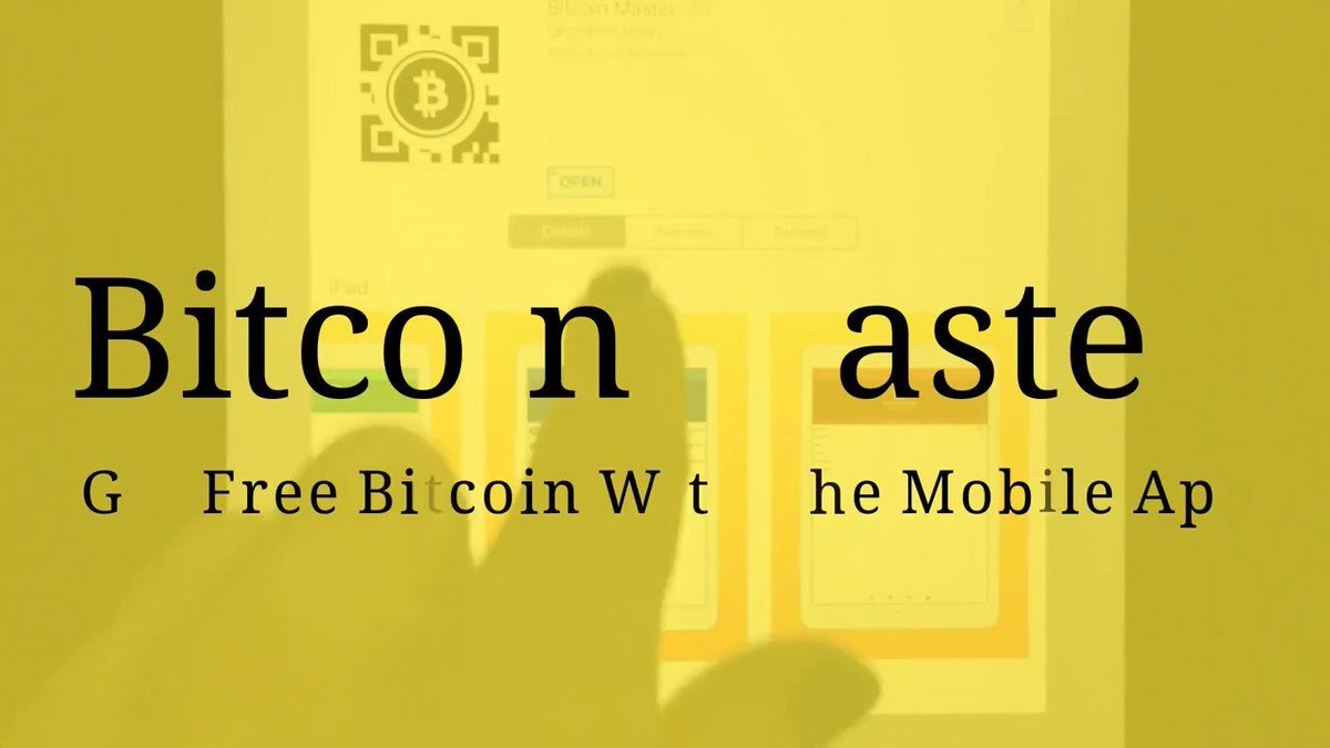 bitcointonic's tweet photo. #Bitcoin Master Mobile App #FreeBitcoin on you #Iphone or #Android: #BitcoinMaster Mobile App Free Bitcoin on you… https://t.co/naqRZFHuqJ https://t.co/ru2dSOiQ5P