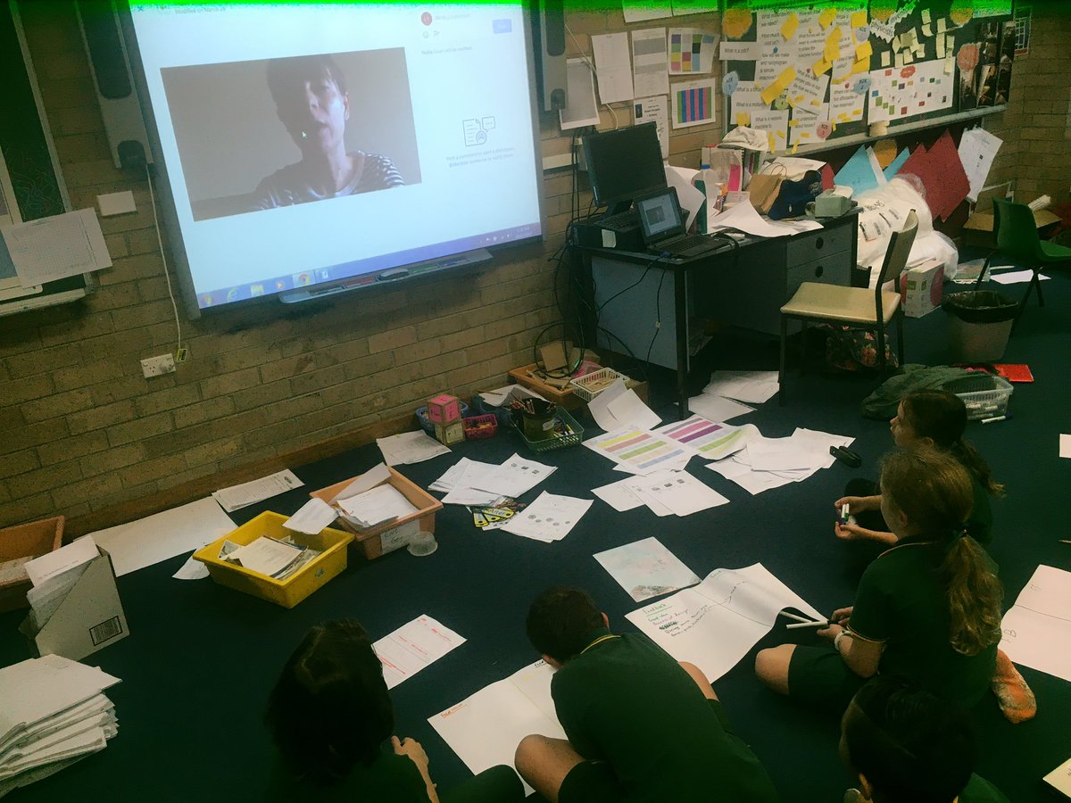 YabbiesCPS2021's tweet photo. Getting group video feedback and feedforward from a physicist #PBLprocess https://t.co/qGjJcm1CkF