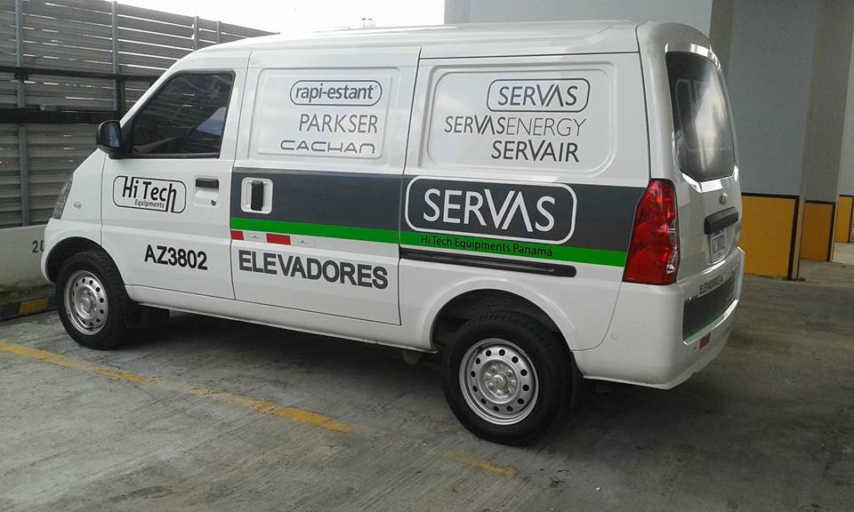 CopyColorsPA's tweet image. CopyColors® Panamá - Diseño, Impresión e instalación rotulación de panel SERVAS ELEVADORES PANAMA