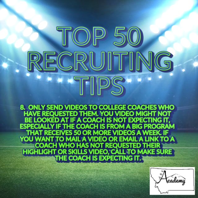 406_Academy's tweet photo. #AcademyRecruitingTips #HaveAPlanToReachYourGoal #WeKnowThePath #scholarship #CollegeAthlete https://t.co/jnJPmG6eB0