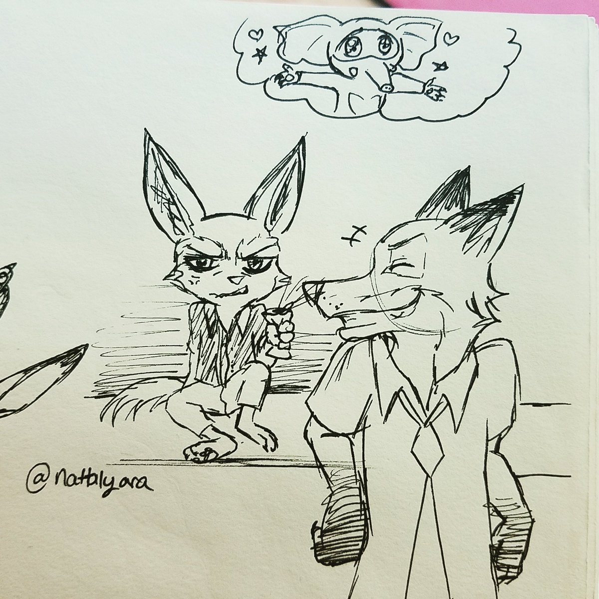 NattalyAra's tweet photo. I can't stop to drawing lol
#Zootopia #judyhopps #nickwidle #nickxjudy https://t.co/f0w7m7Qy8P